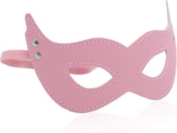 Banoch - mask villain pink - masker van imitatieleer roze — thumbnail 1