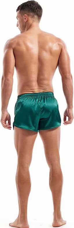 Sexy Heren Ondergoed Short – Glanzend Satijnachtig Comfort met Verleidelijke Look — thumbnail 5