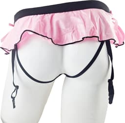 BamBella ® - Slip - maat Onesize S M L - Roze jarratel bondage zwart Sexy erotische heren onderbroek mannen — thumbnail 4