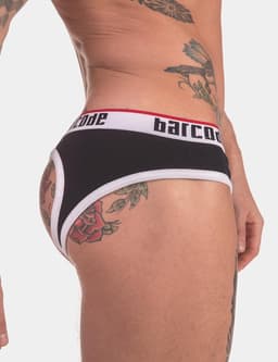 Barcode Berlin Maxime Backless Brief Black - MAAT S - Erotisch Heren Ondergoed - Slip voor Man - Sexy mannen Slip — thumbnail 3