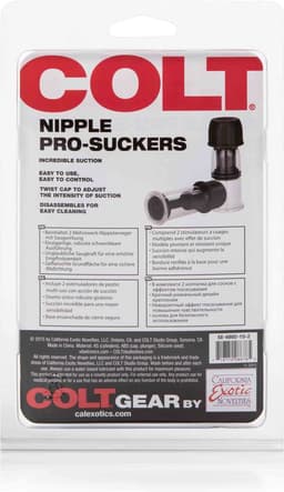 Colt - Nipple Pro-Suckers - Tepelzuigers - Zwart — thumbnail 2