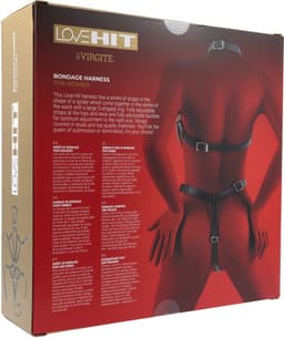 Virgite - Love Hit - Bondage - BDSM - Lingerie - Harnas voor dames mod. 1 — thumbnail 4