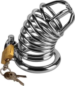 Jailed Metal Chastity Cage — thumbnail 2