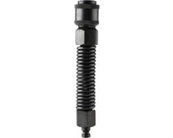 Flexibele Veer Adapter RVS Zwart Hismith Premium KlicLok