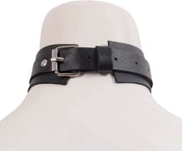 Sexy BDSM Choker Hals – Bondage Harnas - Kunstleer met Ring – One Size – Mannen en Vrouwen - Erotiek & Bondage - Tuigje - BDSM Sex Toys — thumbnail 5