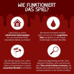 Moordspel - Diner Moordspel - Avondje Uit - Klassereünie Thema - 5-7 Personen - Meerkleurig — thumbnail 6