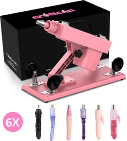 Love Sex Machine met 6 Anale en Clitoris Stimulatie Dildo’s – Uitgebreid Seksmachine Pakket voor Man en Vrouw met 6 Sex Toys – Neukmachine – Fuck Machine – Discreet Verzonden — thumbnail 1