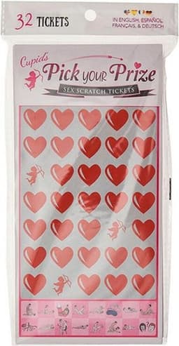 Kheper Games Love Games PICK YOUR PRIZE SEX SCRATCH TICKET Rood — thumbnail 1