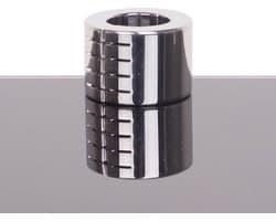 Ballstretcher RVS met groeven scharnierend 42 mm hoog Ø 35 mm