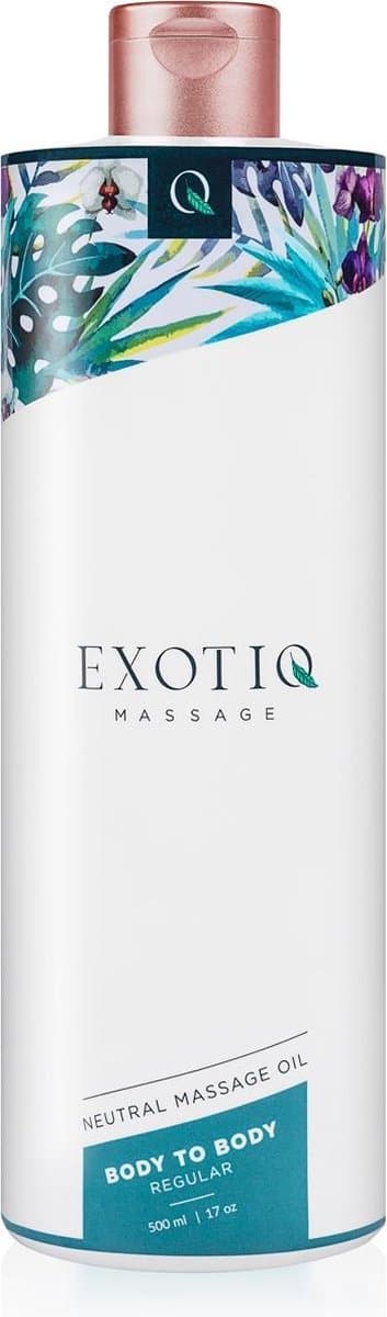 Exotiq - Body to Body Oil - Massage Olie voor een Ontspannende Massage - Langdurige Werking en Extra Zacht - 500 ml — afbeelding 1