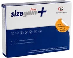Sizegain Plus 500Cosmetics - Verstevigt en vergroot de penis - 30 Bruine pillen - BioPerine