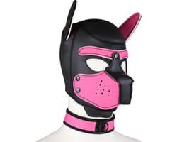 Banoch - Lindo Perrito Rosa Neoprene - honden masker puppy play roze neopreen