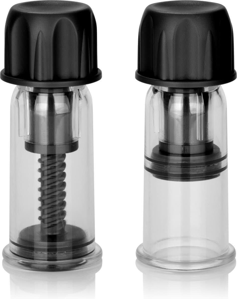 CalExotics - Vacuum Twist Suckers - Pumps Nipple Zwart — afbeelding 1
