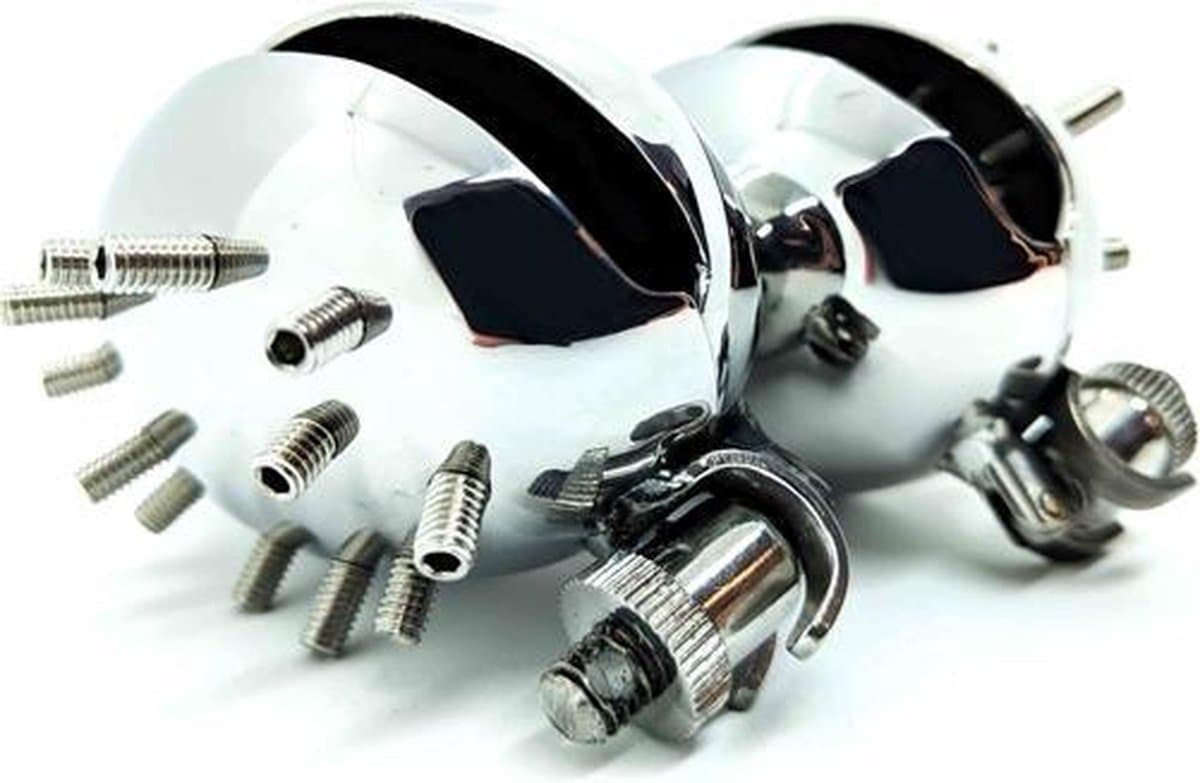 Black Label - RVS Ball Crusher met Spikes — afbeelding 1