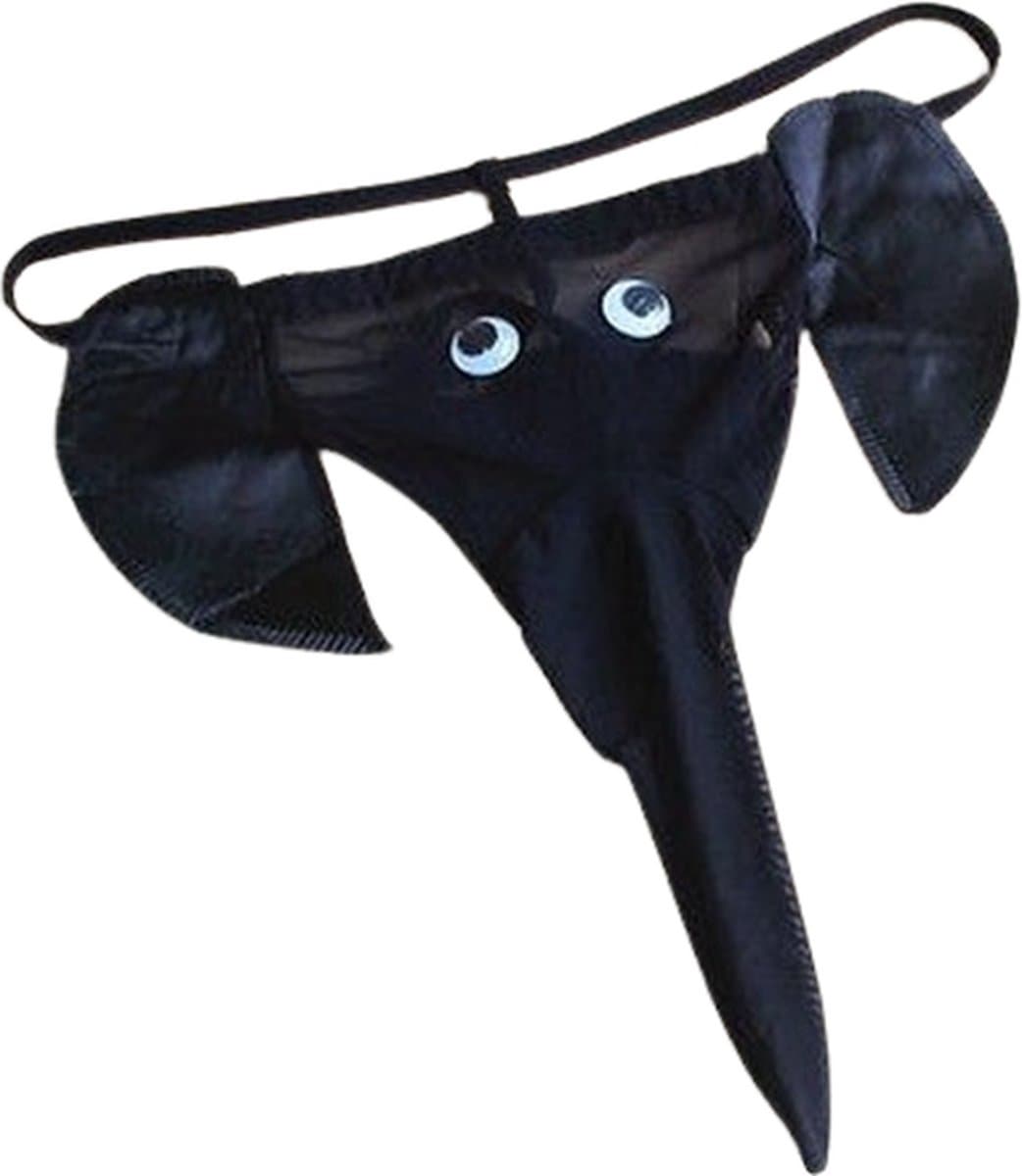 Grappige heren slip - Olifant - Slurf voor penis - Ondergoed - String — afbeelding 1