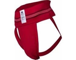 MM Sports The Original No. 10 Swimmer/Jogger Jockstrap 3 inch Red - MAAT L - Heren Ondergoed - Jockstrap voor Man - Mannen Jock