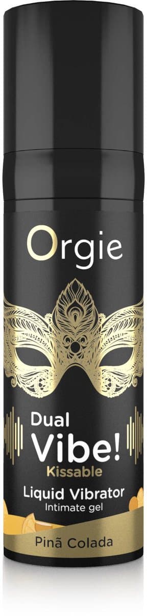 Orgie - Dual Vibe! Kissable Liquid Vibrator - Pina Colada - 0.5 fl oz / 15 ml — afbeelding 1