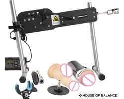 HOB Sex Machine - incl. Toys - Fuck Machine - Met Afstandsbediening - In Hoogte Verstelbaar - Stotende Dildo - Voor Mannen en Vrouwen - Neukmachine
