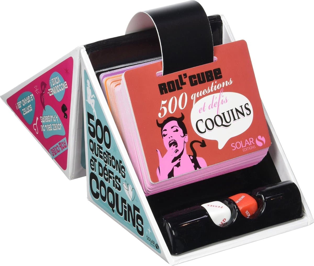 Roll'Cube Ondeugende Vragen En Uitdagingen (Franse Editie) - Multicolor - Karton - 10,5 x 10,5 x 10,5 cm — afbeelding 1