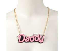 Banoch | Daddy halsband - hanger met goudkleurige ketting