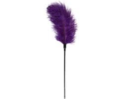 EasyToys - Paarse, Lange Kietelaar met Veren - Tickler - BDSM - Sex Toys voor Vrouwen en Mannen - Paars