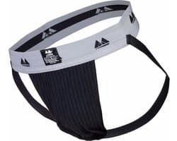 MM Sports Original Edition Swimmer/Jogger Jockstrap 2 inch Black - MAAT L - Heren Ondergoed - Jockstrap voor Man - Mannen Jock