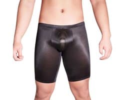 Erotische transparante heren short - Korte broek - Stretch - One size - Sexy heren lingerie - Uitdagende look - Goede kwaliteit