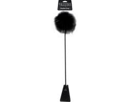 Pipedream Fetish Fantasy Zweepje met Veren Gewas - 53 cm - Zwart