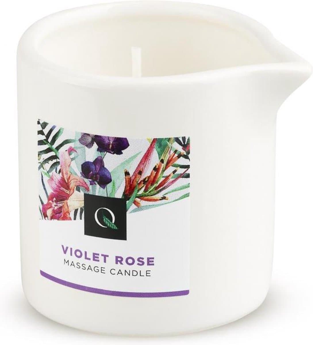 Exotiq - Massagekaars - Violet Rose - Massage Kaars - Massage Candle - 60g — afbeelding 1