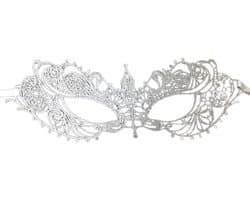 Puntige Kant Masker Mode Vrouwelijk Gezichtsmaske voor Feest Kostuum Bal (Goud)