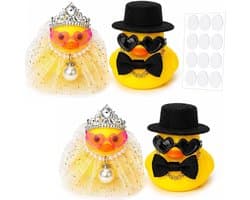 Bruiloftseenden Bouwpakket - Huwelijkscadeau Set - Cadeau Geven - Doe-het-zelf Creatie - 4 Stuks - Geel