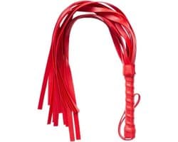 New Age Devi - Rode Fetish Whip - BDSM - Slaapkamer Avontuur - Soft Erotiek - Kleine zweep