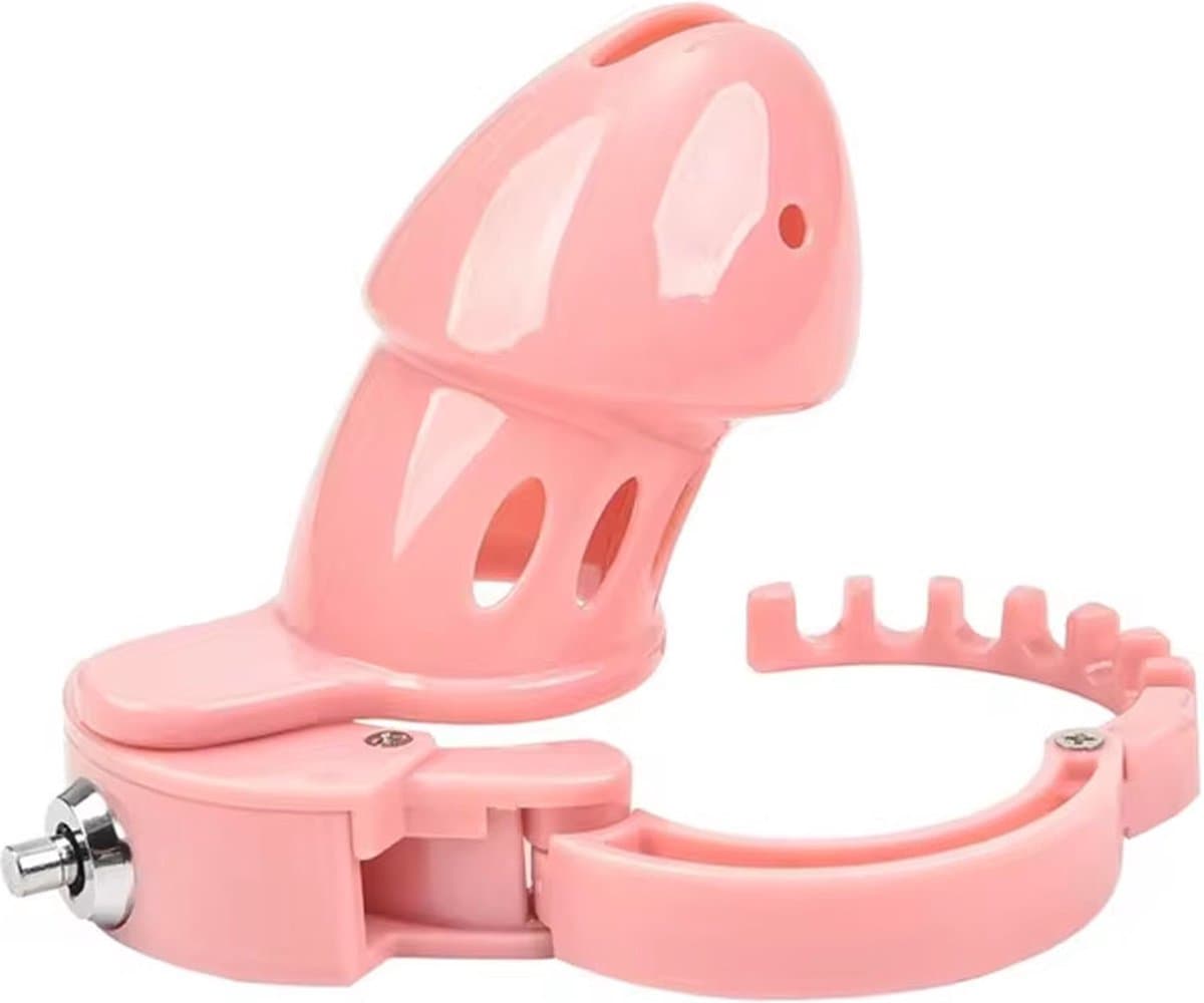 Kuisheidskooi voor kleinere penis - Ingebouwd slot - Penis ring - BDSM - ABS - Terughoudend - Kleiner geschapen — afbeelding 1