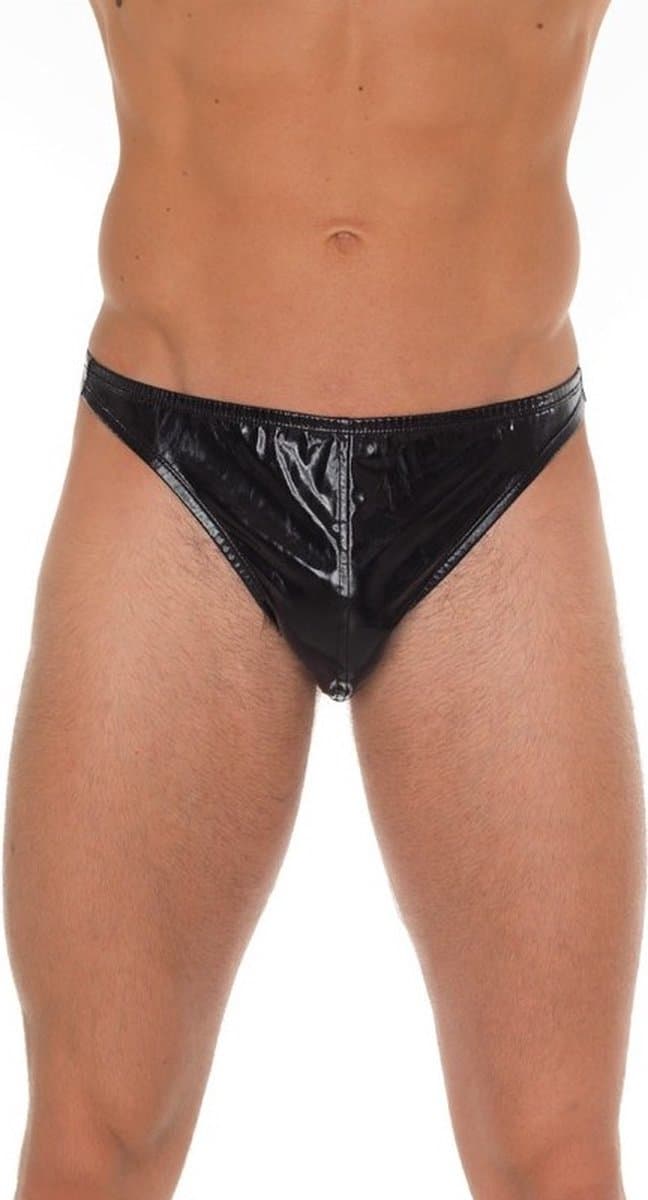 Amorable - Mannen String - Zwart Met Rits - One Size - Sexy Mannen Ondergoed - Lingerie Mannen — afbeelding 1