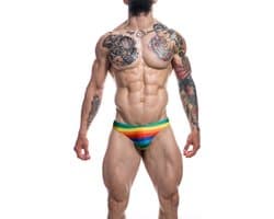Cut4Men - Low Rise Herenslip - Rainbow L