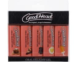 Doc Johnson - Oral Delight Gel - Desserts - 5 Pack - 1 fl oz / 29 ml