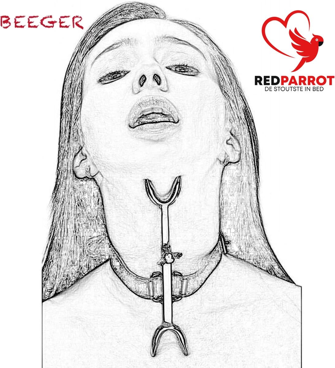 BDSM Halsband met scherpe pinnen - Extreme bondage — afbeelding 1