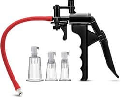 Temptasia - Clitoris- En Tepel Vacuüm Zuigers Complete Set Met Grippomp