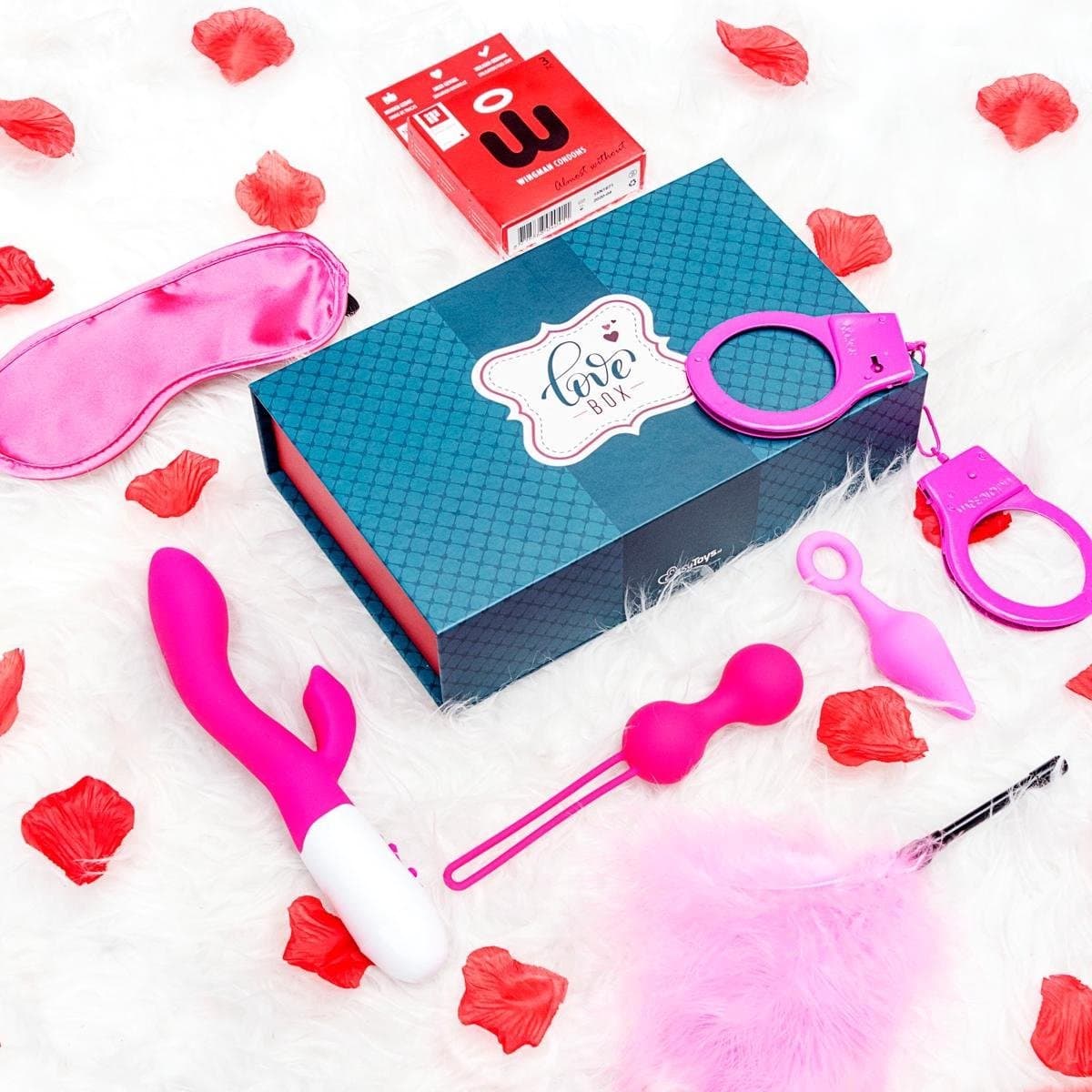 LoveBoxxx - Pink Box - 7 Delige Cadeauset - Geschenkset Vrouwen - Cadeau Vrouw - Giftset Vrouw - Erotisch - Roze — afbeelding 1