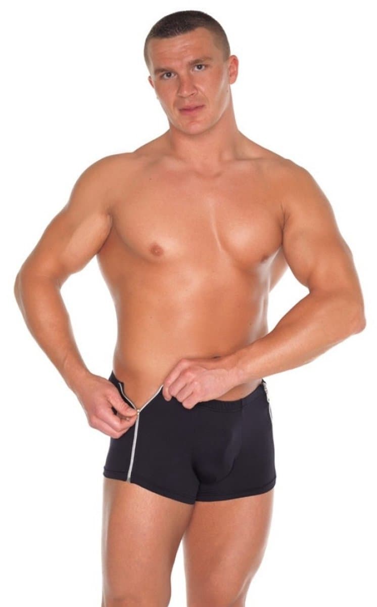 Nooitmeersaai - Boxershort met ritsen - Polyamide - Zwart - One-size — afbeelding 1