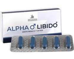 Alpha Libido - Erectiepillen voor Mannen - Extra sterk Viagra / Kamagra Alternatief - Natuurlijk 100mg