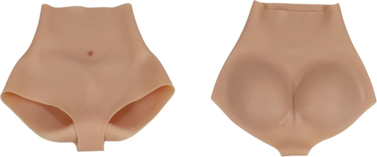 High Waist - 100% hypoallergene - medische siliconen body - one size - bilvergroter - bredere heupen - elastisch - shapewear - shaping - Vrouwen lichaam - Transgender - Vrouwelijke vorm - cosplay - crossdressing - femboy - slip - broekje - body — afbeelding 1