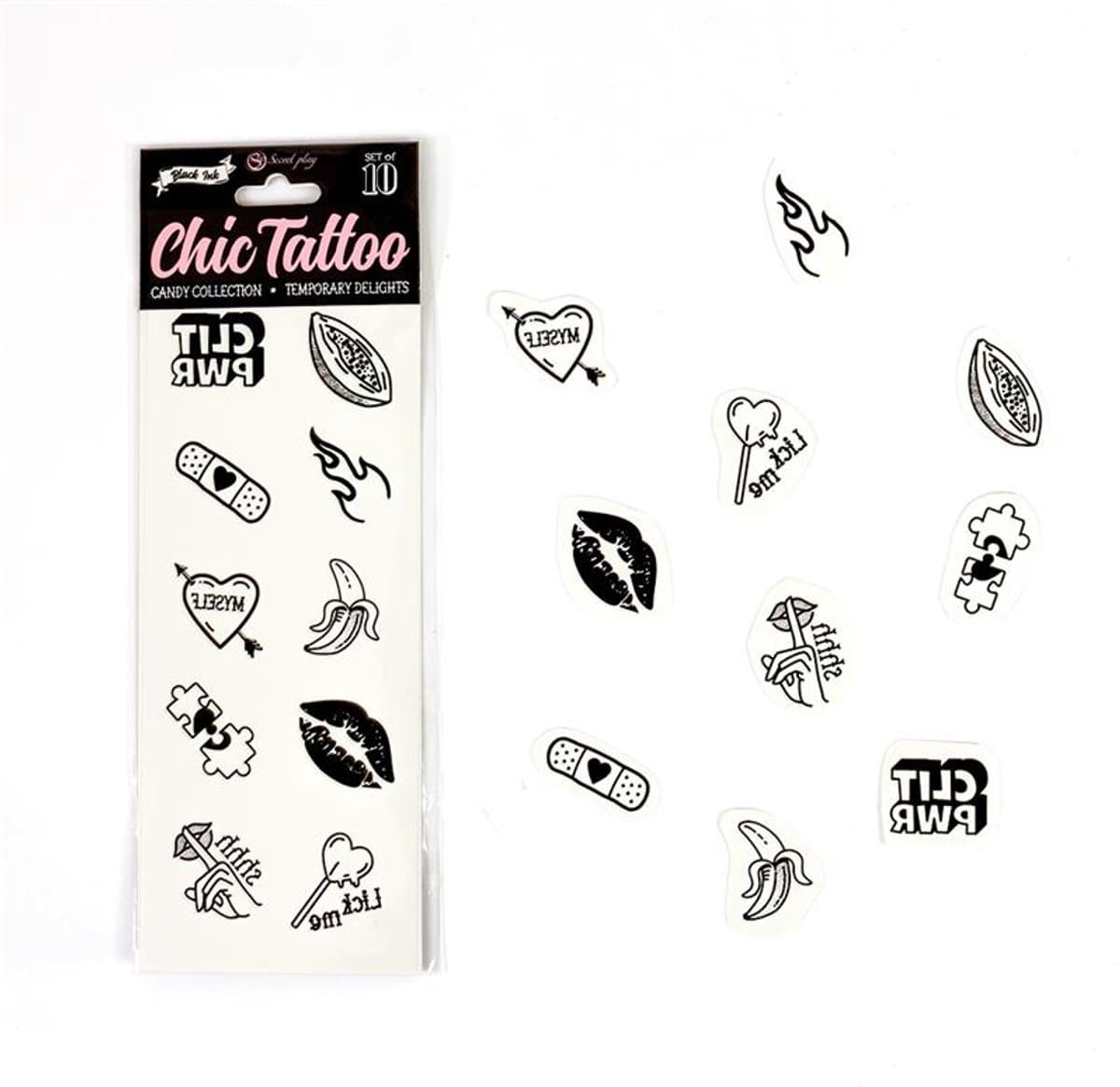 Candy Chic Tijdelijke Tatoeage — afbeelding 1
