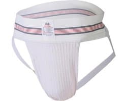 MM Sports The Original No. 10 Swimmer/Jogger Jockstrap 3 inch White - MAAT L - Heren Ondergoed - Jockstrap voor Man - Mannen Jock