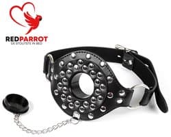 BDSM Mond gag masker - Met stop - Knevel - Lederen gespen en uitvoering - Verstelbaar
