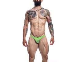 Cut4Men - Klassieke Herenstring - Neon Groen L