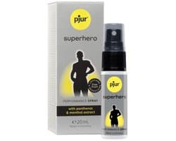 Pjur Superhero - Delayspray - Stel je Zaadlozing Uit - 20ml