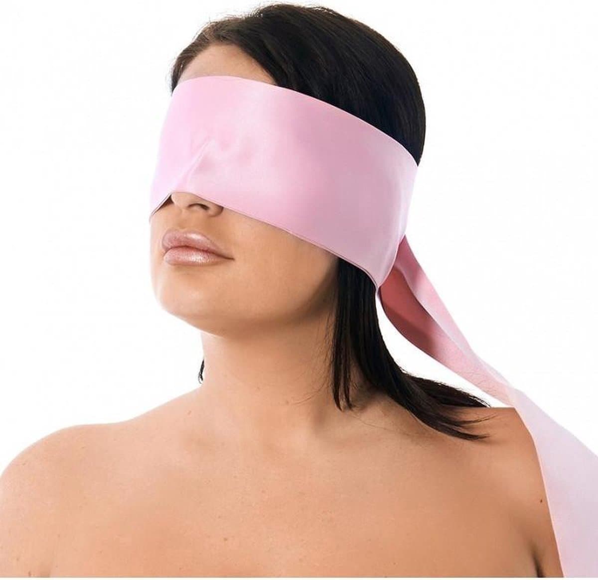 CHPN - Blinddoek - Bondage doek - Bondage lint - Roze - 150/10CM - Polyester - Universeel - BDSM - Erotisch lint - Cadeau - Erotiek — afbeelding 1