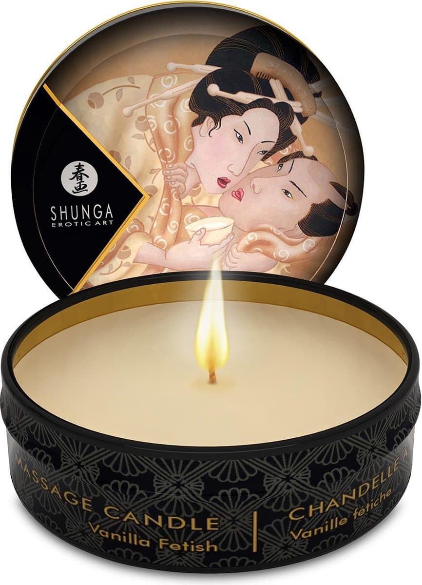 Shunga - Mini Massagekaars - Vanilla Fetish - 30 ml — afbeelding 1