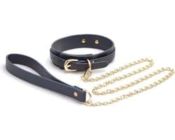 Halsband met Ketting Bondage Couture - Blauw*
